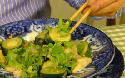 Really easy thai green fish curry