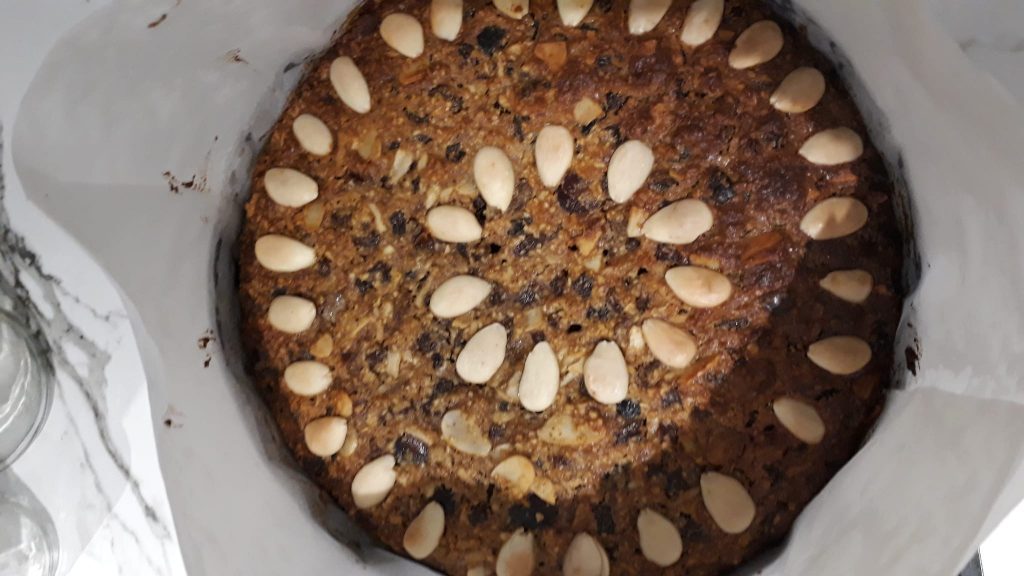 Rich and delicious SCD Christmas cake (gluten-free, dairy-free)