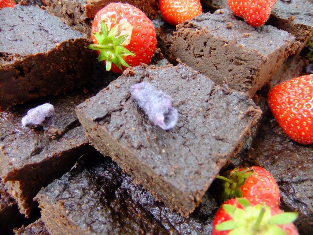 Melt-in-the-mouth chocolate beetroot brownies
