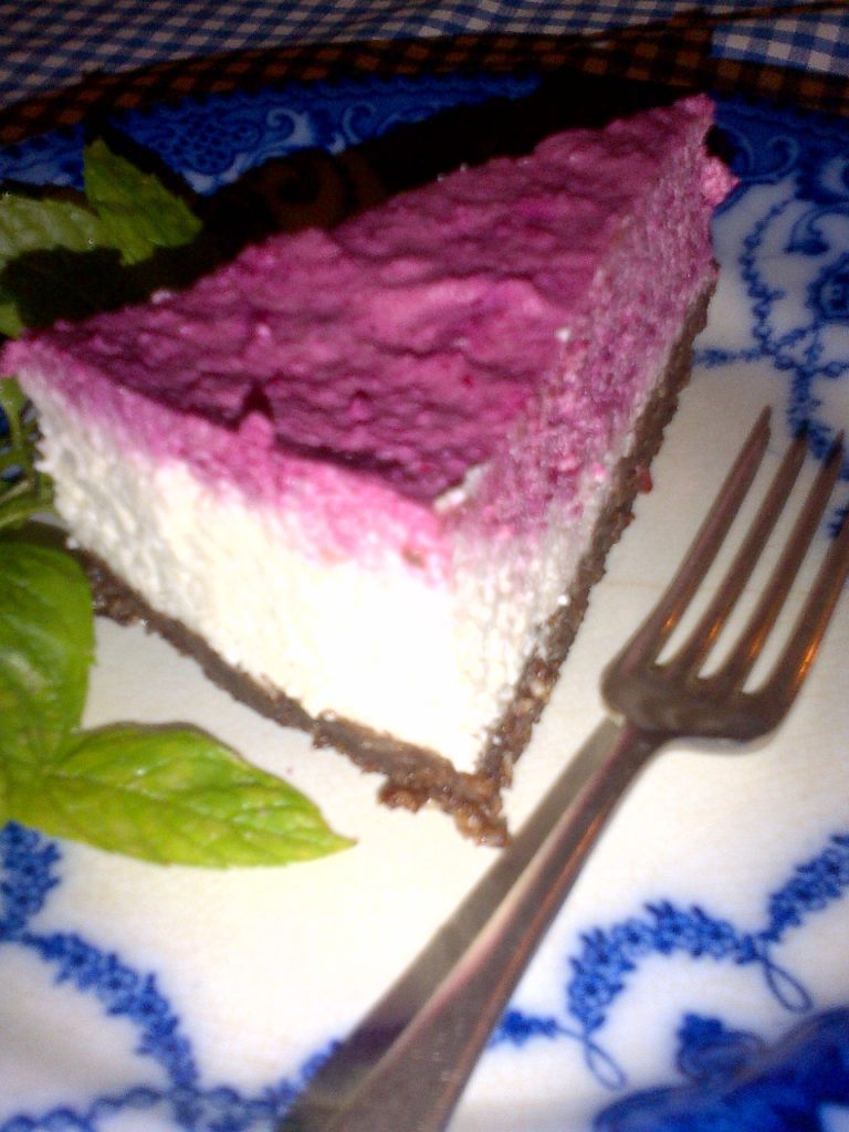 Decadent chocolate cherry mousse cake