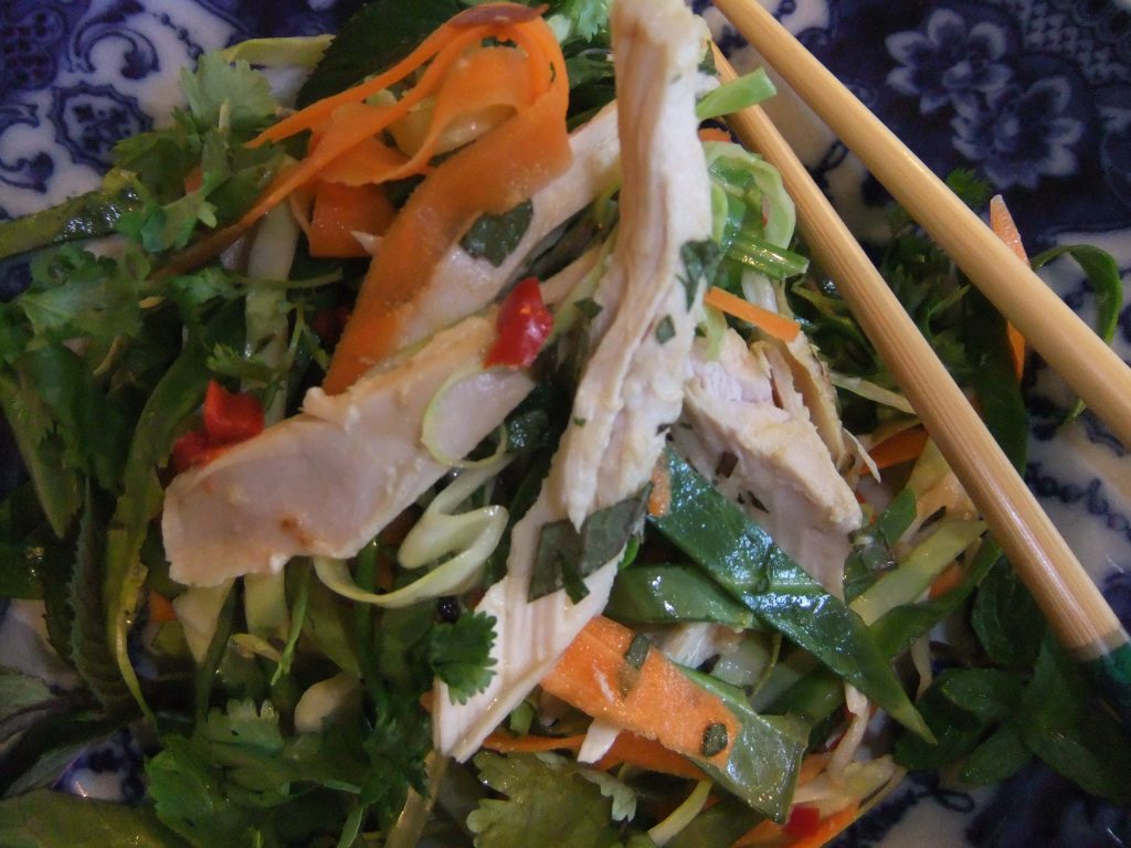 Vietnamese-style chicken salad