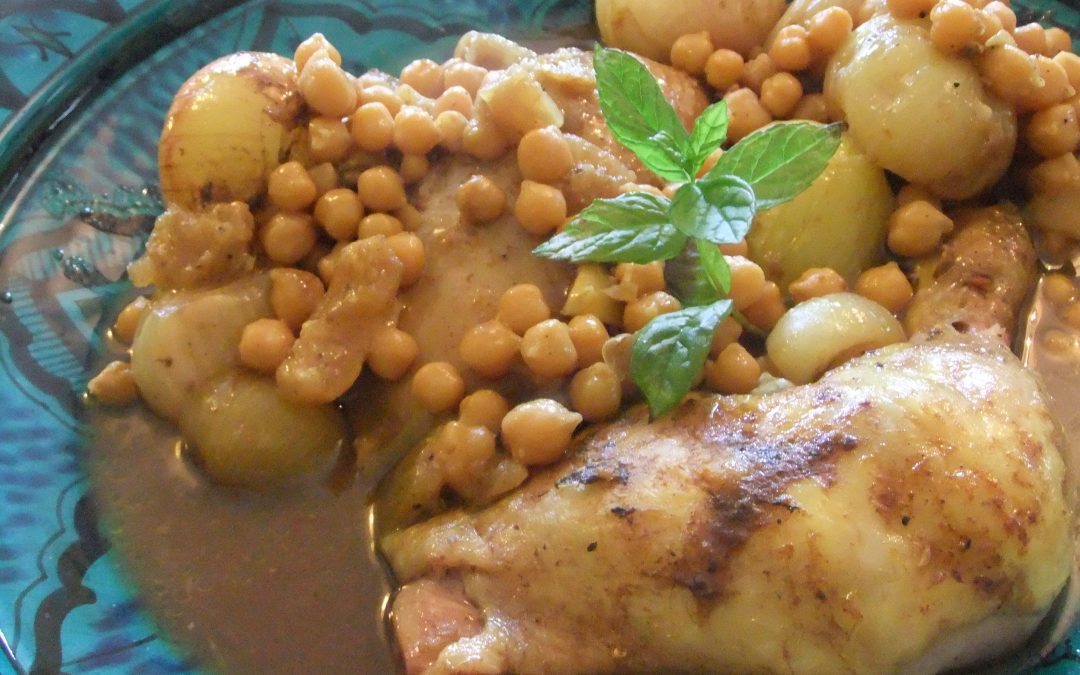 Moroccan chicken tagine & how to make ras el hanout & preserved lemons