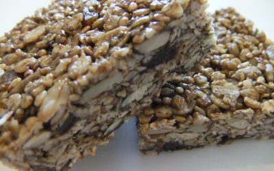 Oat & seed frying-pan bars