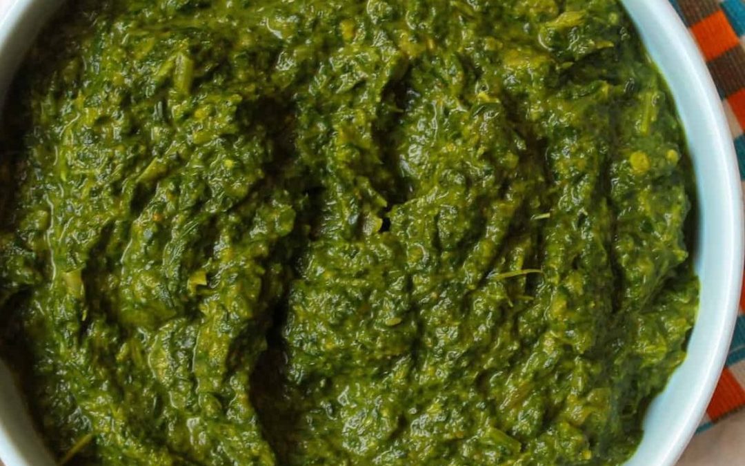 Indian spinach curry