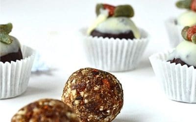 Christmas Pudding Truffles (no-cook!)